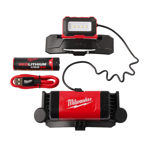 Latarka czołowa BOLT 600 lumenów ładowana przez USB 1
