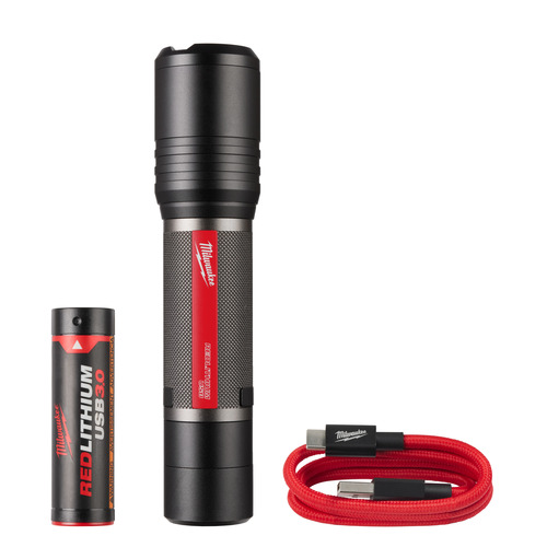 Akumulatorowa latarka USB 2000 lumenów L4 FL2000-301 Milwaukee 1