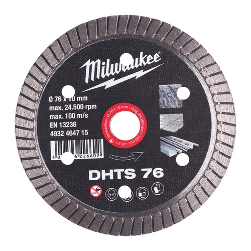 Tarcza diamentowa tnąca DHTS 76 x 10 mm 1