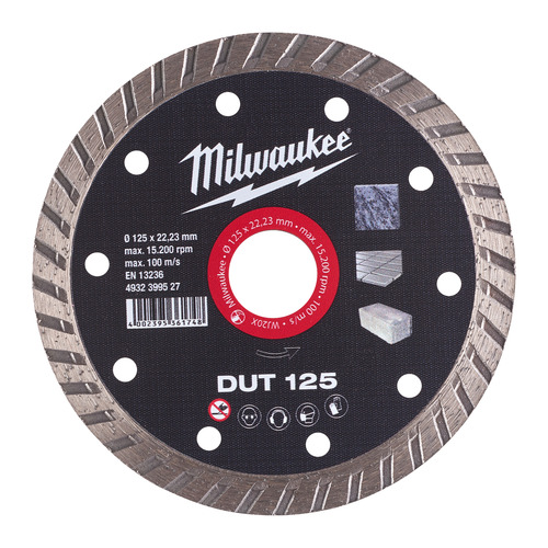 Tarcza diamentowa tnąca DUT 125 x 22,23 mm 1