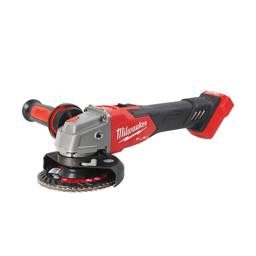 Szlifierka kątowa 125 mm o zmiennej prędkości z hamulcem i włącznikiem suwakowym Milwaukee M18 FSAGV125XB 1