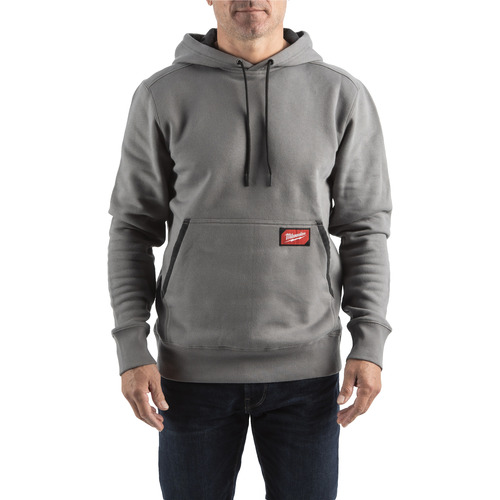 Bluza z kapturem - szara 1