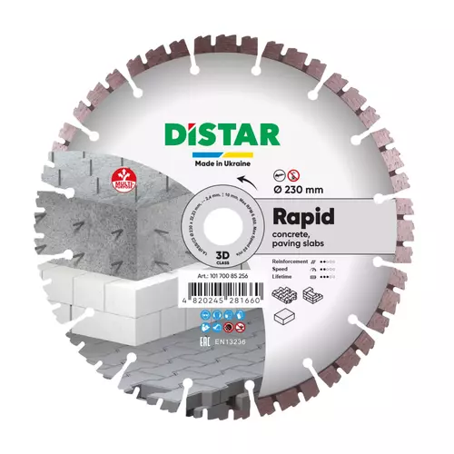 Distar Rapid 230 mm 1A1RSS tarcza diamentowa do betonu