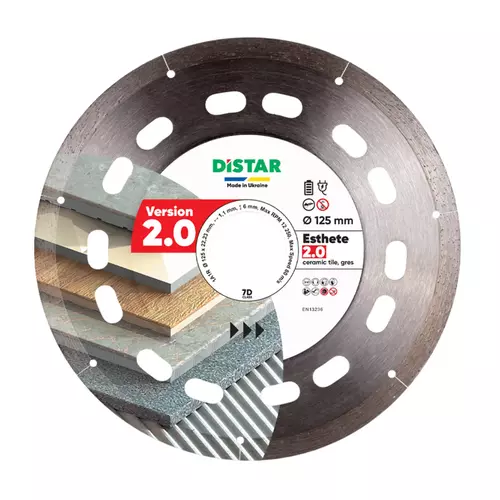 Distar Esthete 2.0 – tarcza diamentowa 125 mm do gresu i ceramiki 1