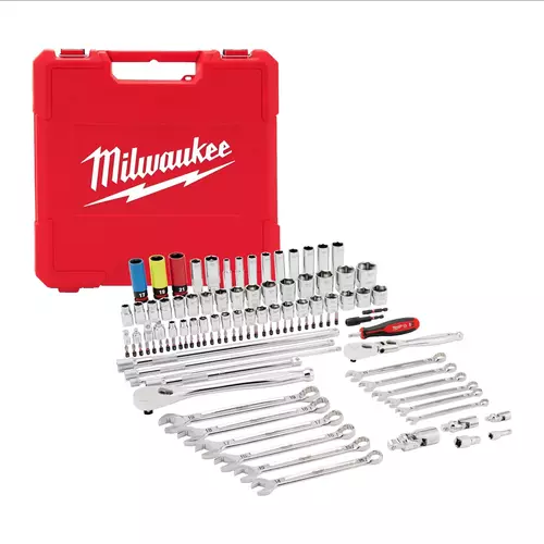 Milwaukee zestaw narzędzi mechanicznych 108 elementów 1/4" 3/8" 1/2" 4932501845 1