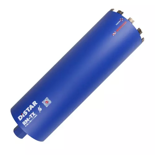 Distar DDS-W DLD RM-TX wiertło diamentowe korona 162 × 450 mm 1 1/4" UNC do wiercenia na sucho 10215129014 1
