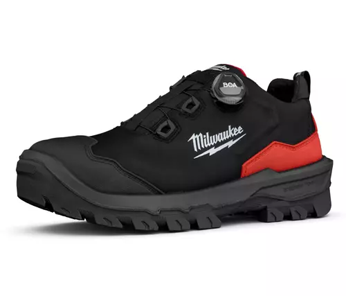 Milwaukee ARMOURTRED S3S B1L110111W ESD CI HI HRO SC FO LG SR czarne półbuty ochronne BOA rozmiar 46 4932493790 1
