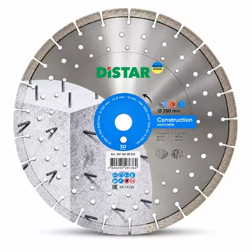 Distar Construction 350 mm tarcza diamentowa do betonu kostki 25,4 mm 10115535012 1
